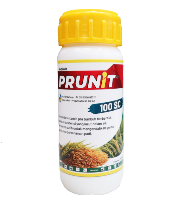 tampak depan kemasan produk resmi PRUNIT 100SC